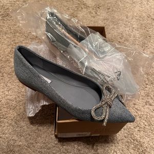 NWT Steve Madden Elina Denim Flats
